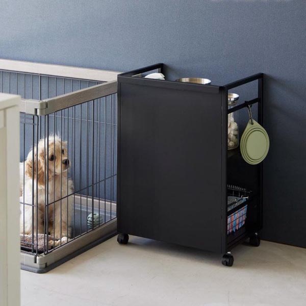 タワー　目隠しワゴン　ブラック